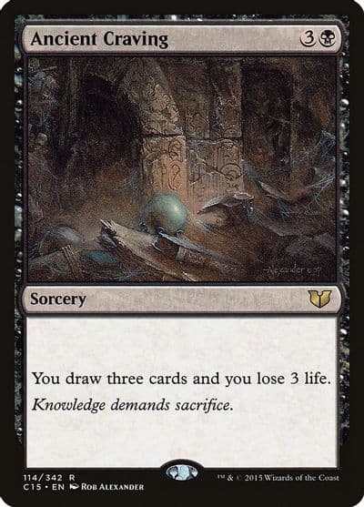Ancient Craving Commander 2015 Magic card