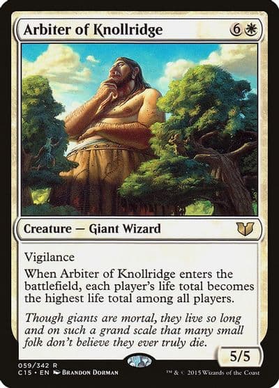 Arbiter of Knollridge Commander 2015 Magic card