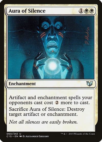 Aura of Silence Commander 2015 Magic card