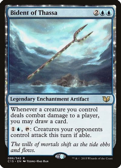 Bident of Thassa Commander 2015 Magic card