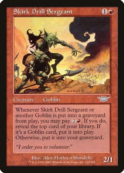 Skirk Drill Sergeant Legions Magic card