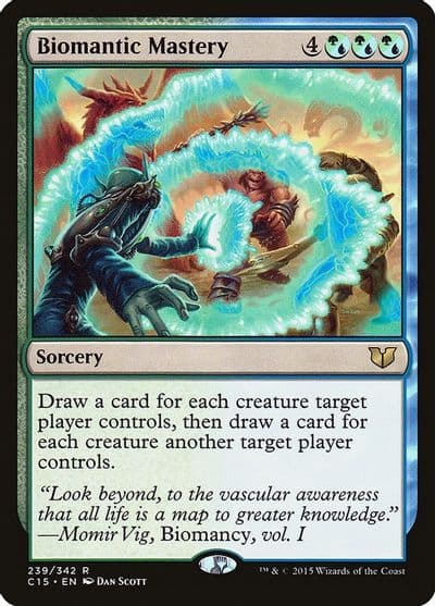 Biomantic Mastery Commander 2015 Magic card