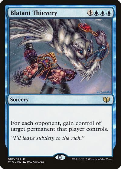 Blatant Thievery Commander 2015 Magic card