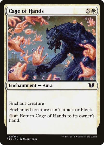 Cage of Hands Commander 2015 Magic card