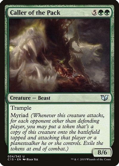 Caller of the Pack Commander 2015 Magic card