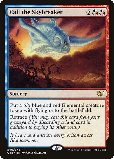 Call the Skybreaker Commander 2015 Magic card