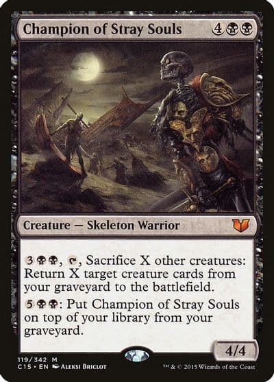 Champion of Stray Souls Commander 2015 Magic card