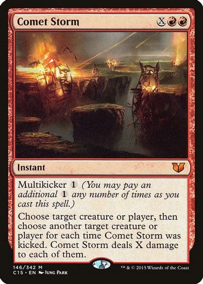 Comet Storm Commander 2015 Magic card