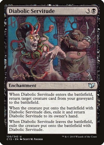 Diabolic Servitude Commander 2015 Magic card