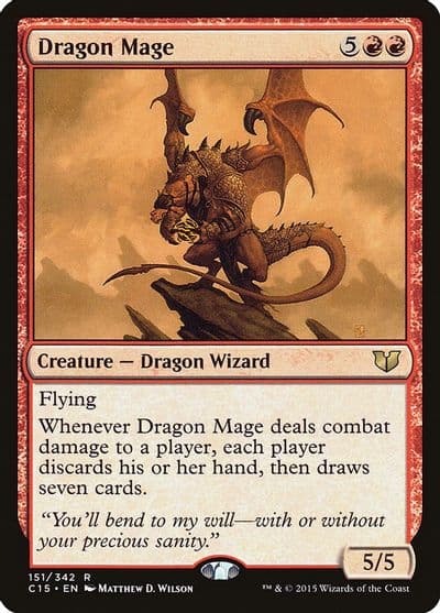 Dragon Mage Commander 2015 Magic card