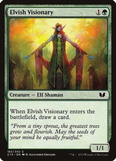 Elvish Visionary Commander 2015 Magic card