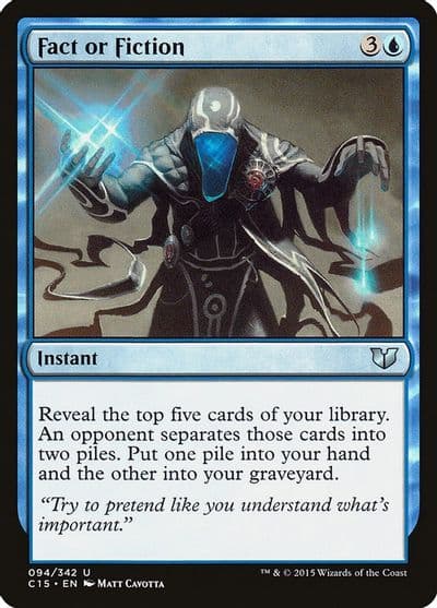Fact or Fiction Commander 2015 Magic card