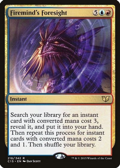 Fireminds Foresight Commander 2015 Magic card