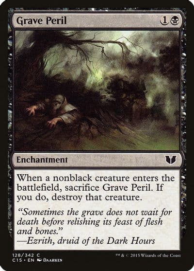 Grave Peril Commander 2015 Magic card