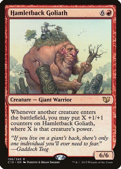 Hamletback Goliath Commander 2015 Magic card