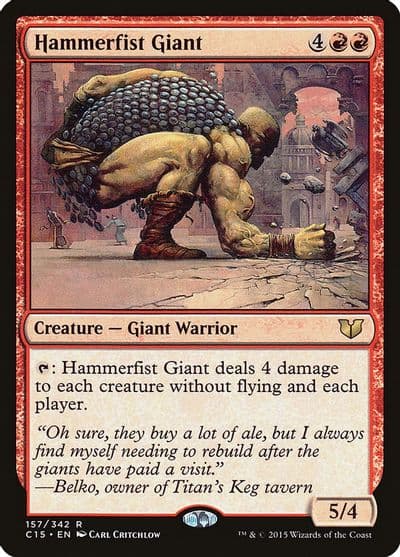 Hammerfist Giant Commander 2015 Magic card