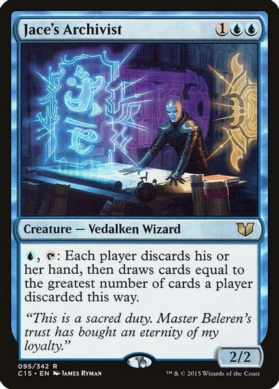 Jaces Archivist Commander 2015 Magic card