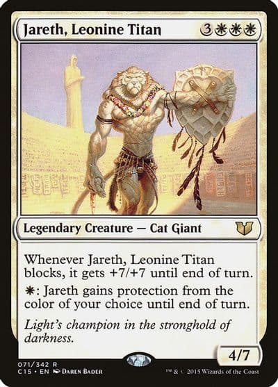 Jareth Leonine Titan Commander 2015 Magic card