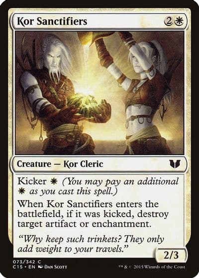 Kor Sanctifiers Commander 2015 Magic card