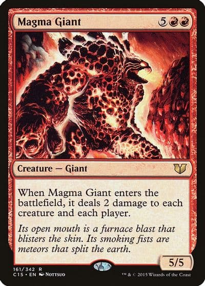 Magma Giant Commander 2015 Magic card