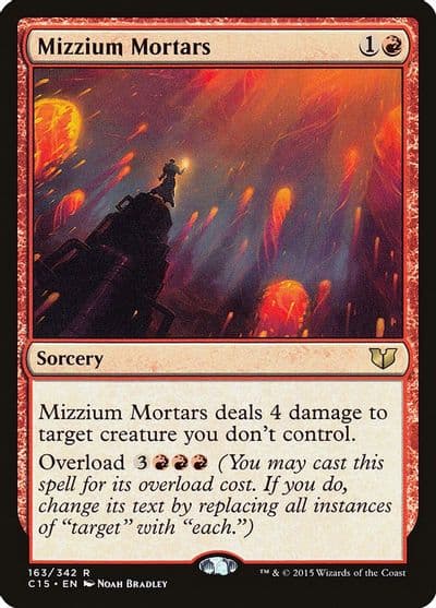 Mizzium Mortars Commander 2015 Magic card
