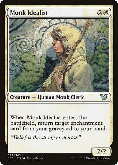 Monk Idealist Commander 2015 Magic card