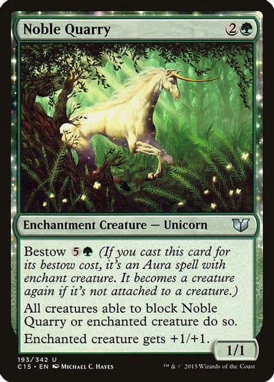 Noble Quarry Commander 2015 Magic card