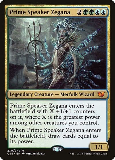 Prime Speaker Zegana Commander 2015 Magic card