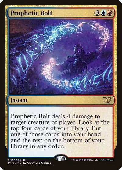 Prophetic Bolt Commander 2015 Magic card