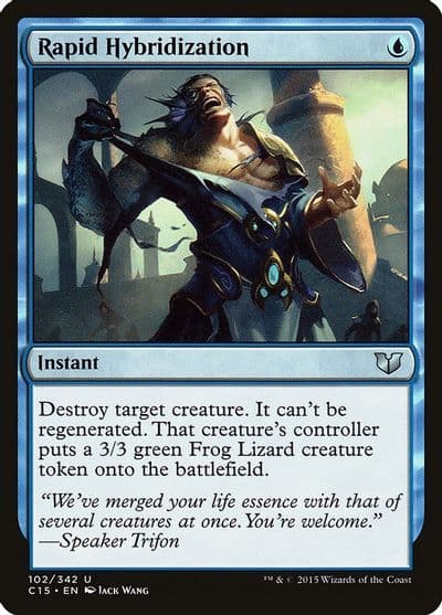 Rapid Hybridization Commander 2015 Magic card