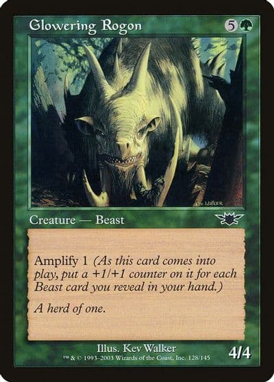 Glowering Rogon Legions Magic card