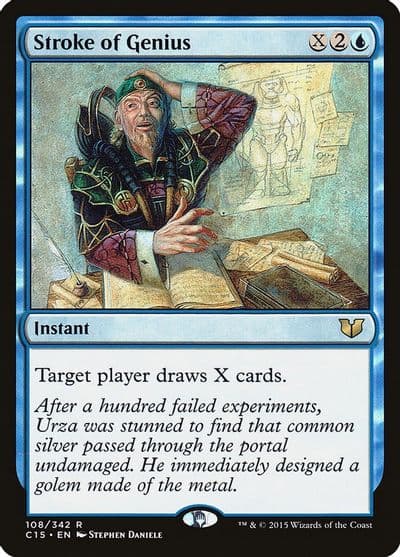 Stroke of Genius Commander 2015 Magic card