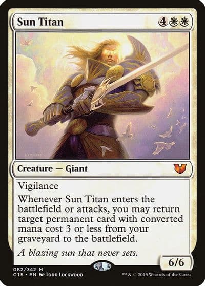 Sun Titan Commander 2015 Magic card