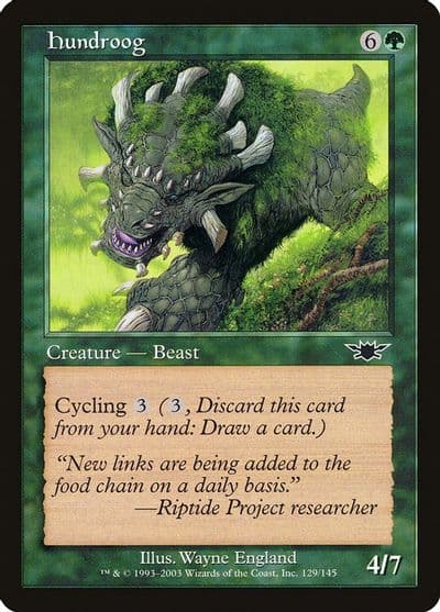 Hundroog Legions Magic card
