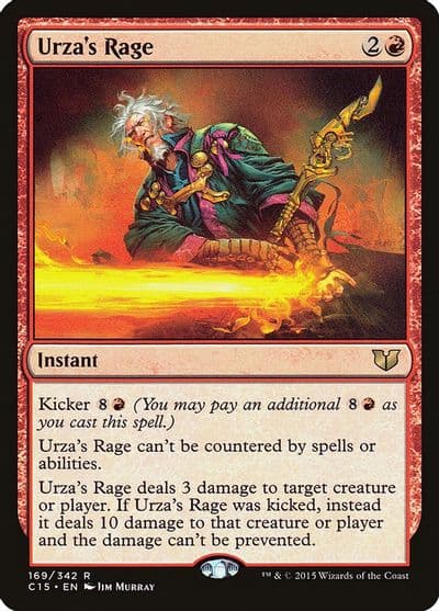 Urzas Rage Commander 2015 Magic card