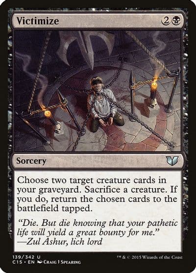 Victimize Commander 2015 Magic card