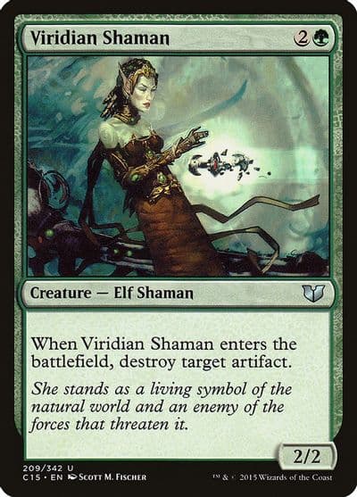Viridian Shaman Commander 2015 Magic card