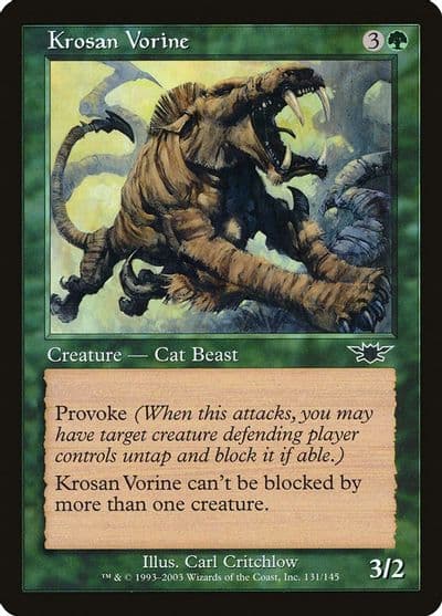 Krosan Vorine Legions Magic card