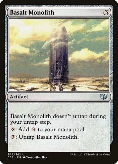 Basalt Monolith Commander 2015 Magic card