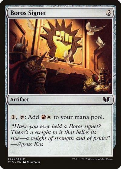 Boros Signet Commander 2015 Magic card