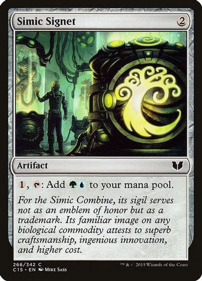 Simic Signet Commander 2015 Magic card