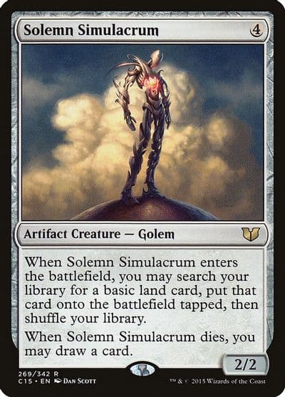Solemn Simulacrum Commander 2015 Magic card
