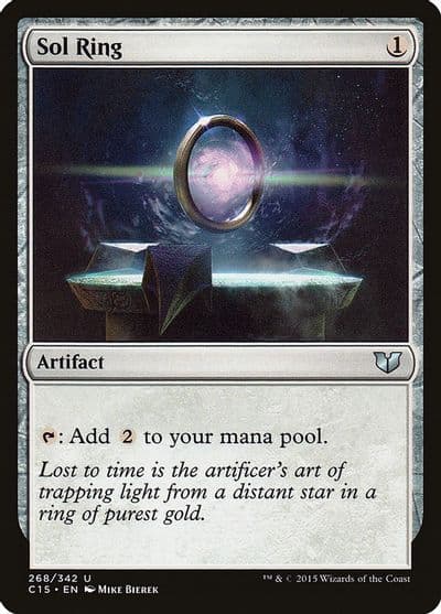 Sol Ring Commander 2015 Magic card