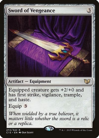 Sword of Vengeance Commander 2015 Magic card