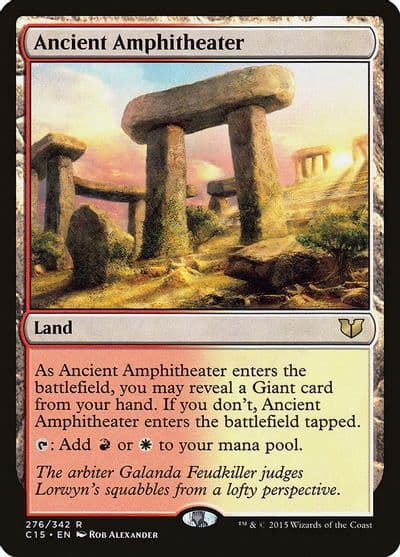 Ancient Amphitheater Commander 2015 Magic card