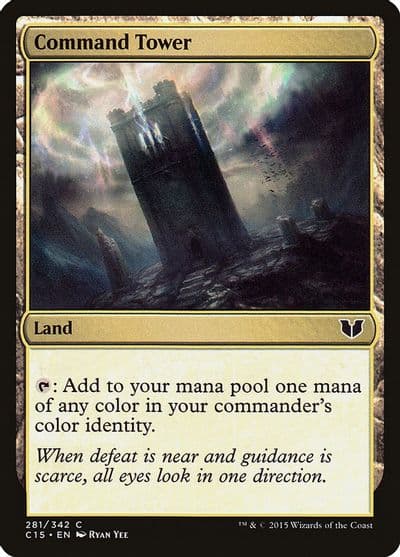 Command Tower Commander 2015 Magic card