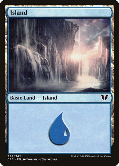 Island 328 Commander 2015 Magic card