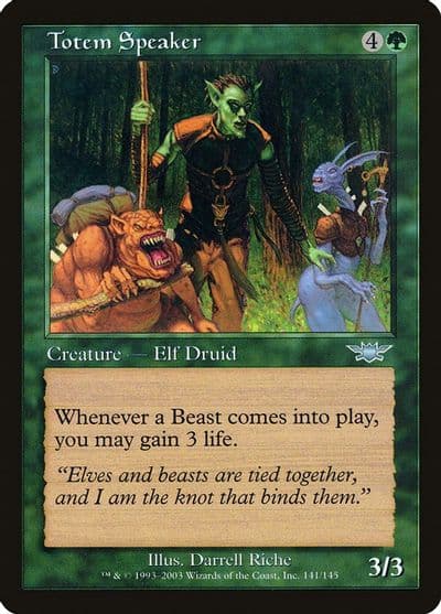 Totem Speaker Legions Magic card