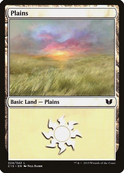 Plains 324 Commander 2015 Magic card