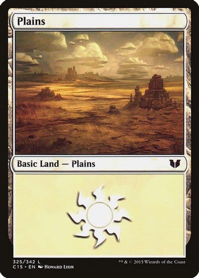 Plains 325 Commander 2015 Magic card